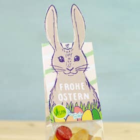 Naschbeutel Hase Fruchtgummi Mischung Vegan Ostern - Bild 4