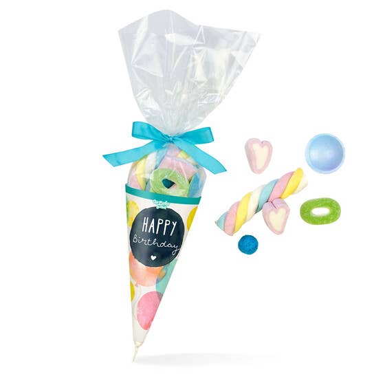 Zuckertüte Happy Birthday Süßigkeiten Mischung Geburtstag