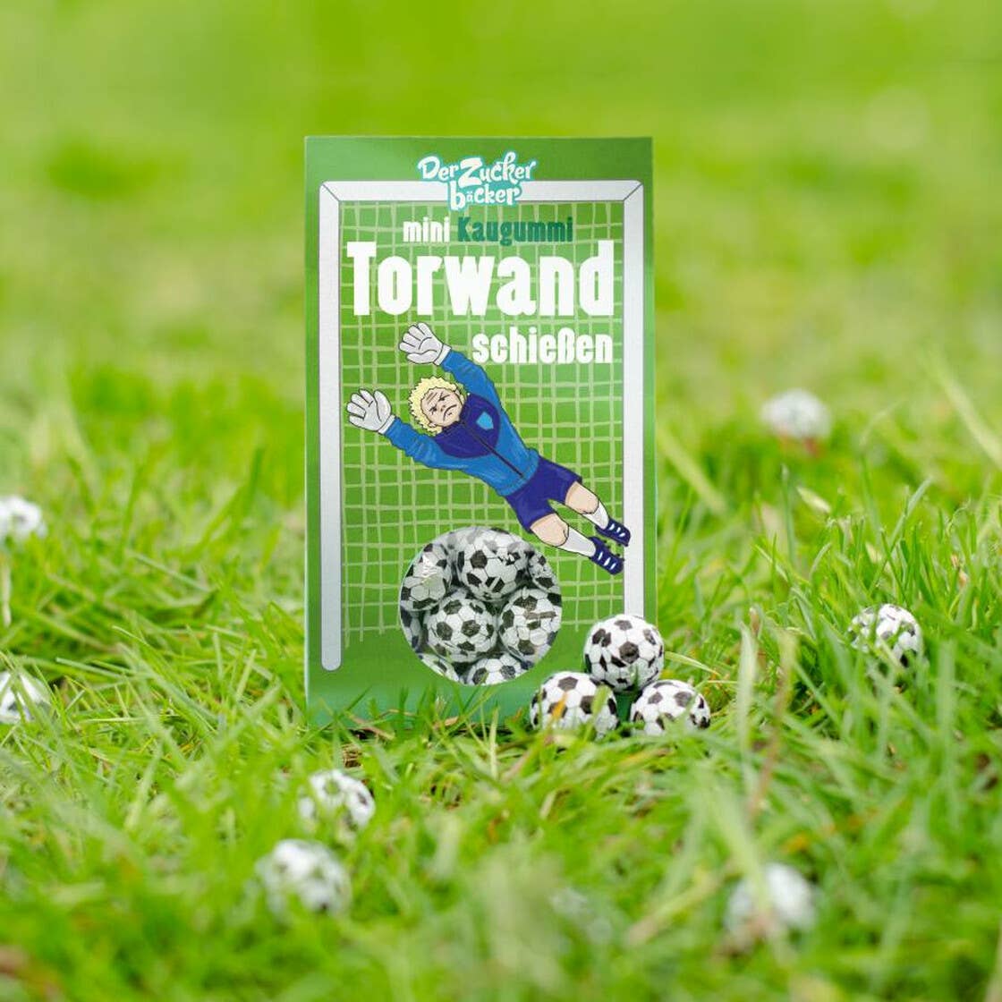 Naschportion Torwandschiessen Kaugummi Fussball Geschenk - Bild 2