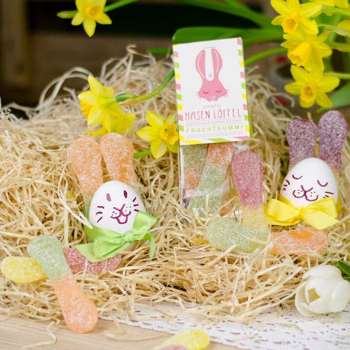 Naschbeutel Saure Hasenlöffel Fruchtgummi Ostern - Bild 3