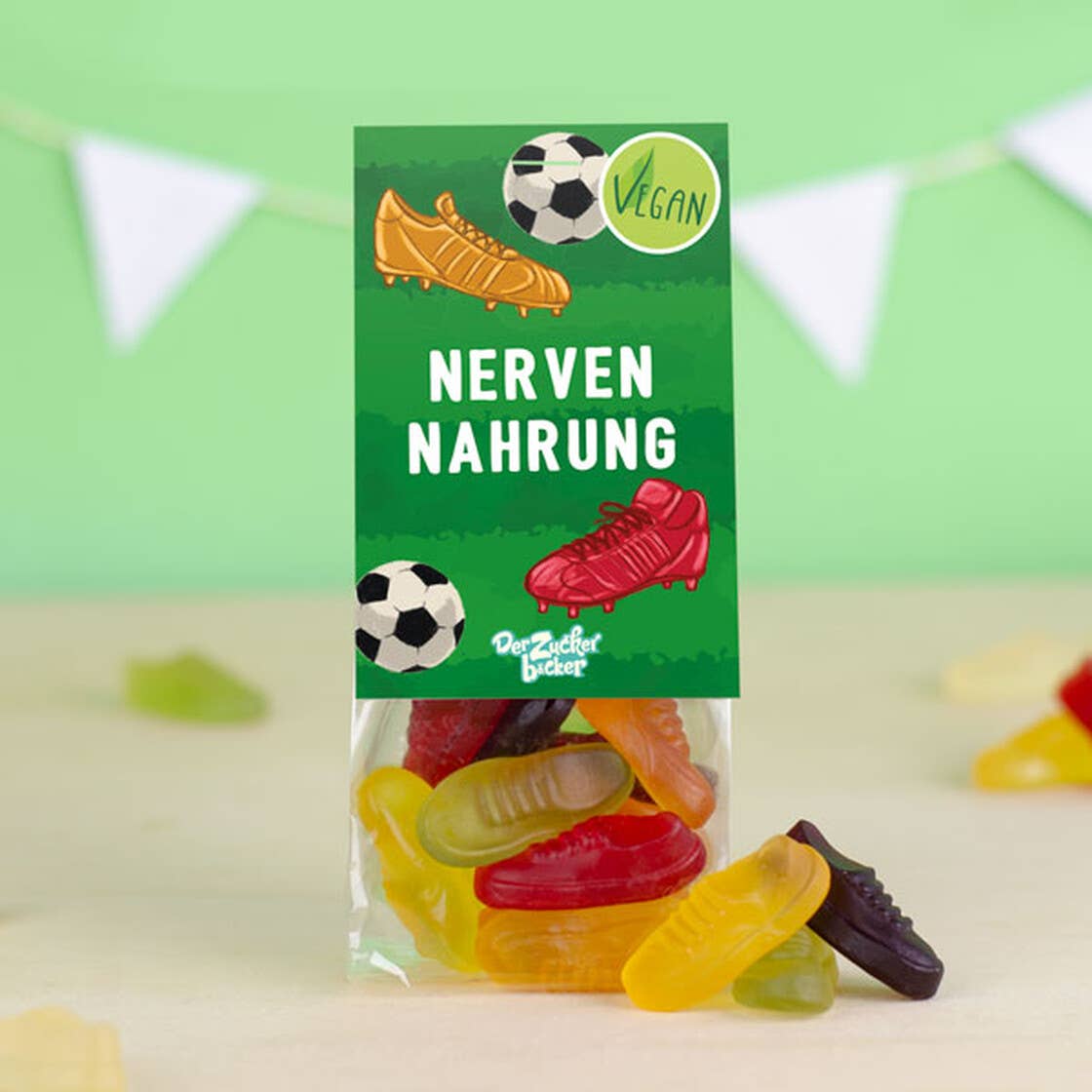 Naschbeutel Nervennahrung Fruchtgummi Vegan - Bild 2