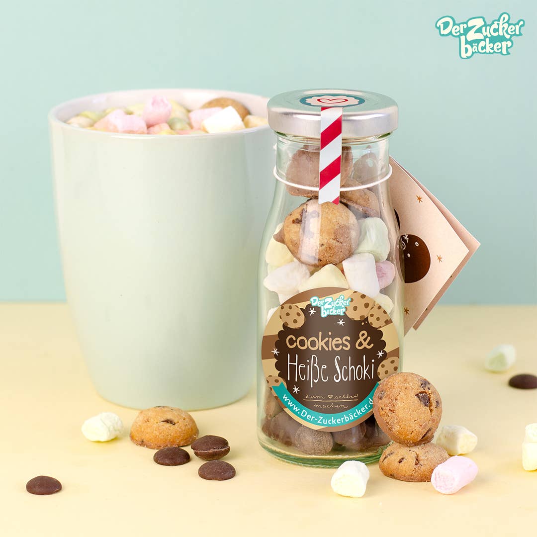 Do It Yourself Flasche Cookies Heiße Schoki Trinkschokolade  - Bild 5