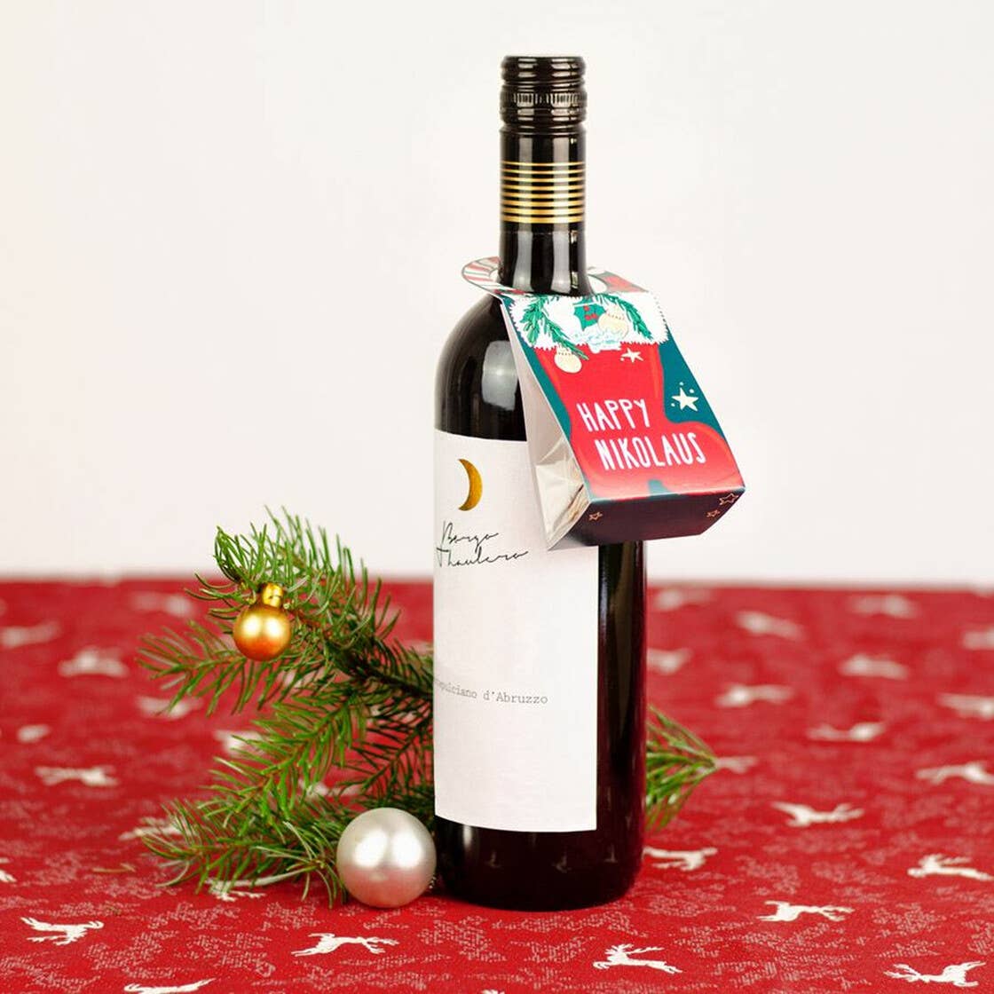 Anhänger Nikolaus Schokoladenkekskugeln mit Spekulatius - Bild 3