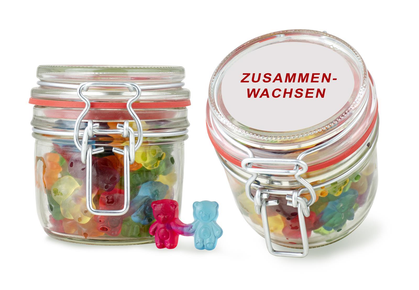 Muster - Bügelglas S Zusammenwachsen