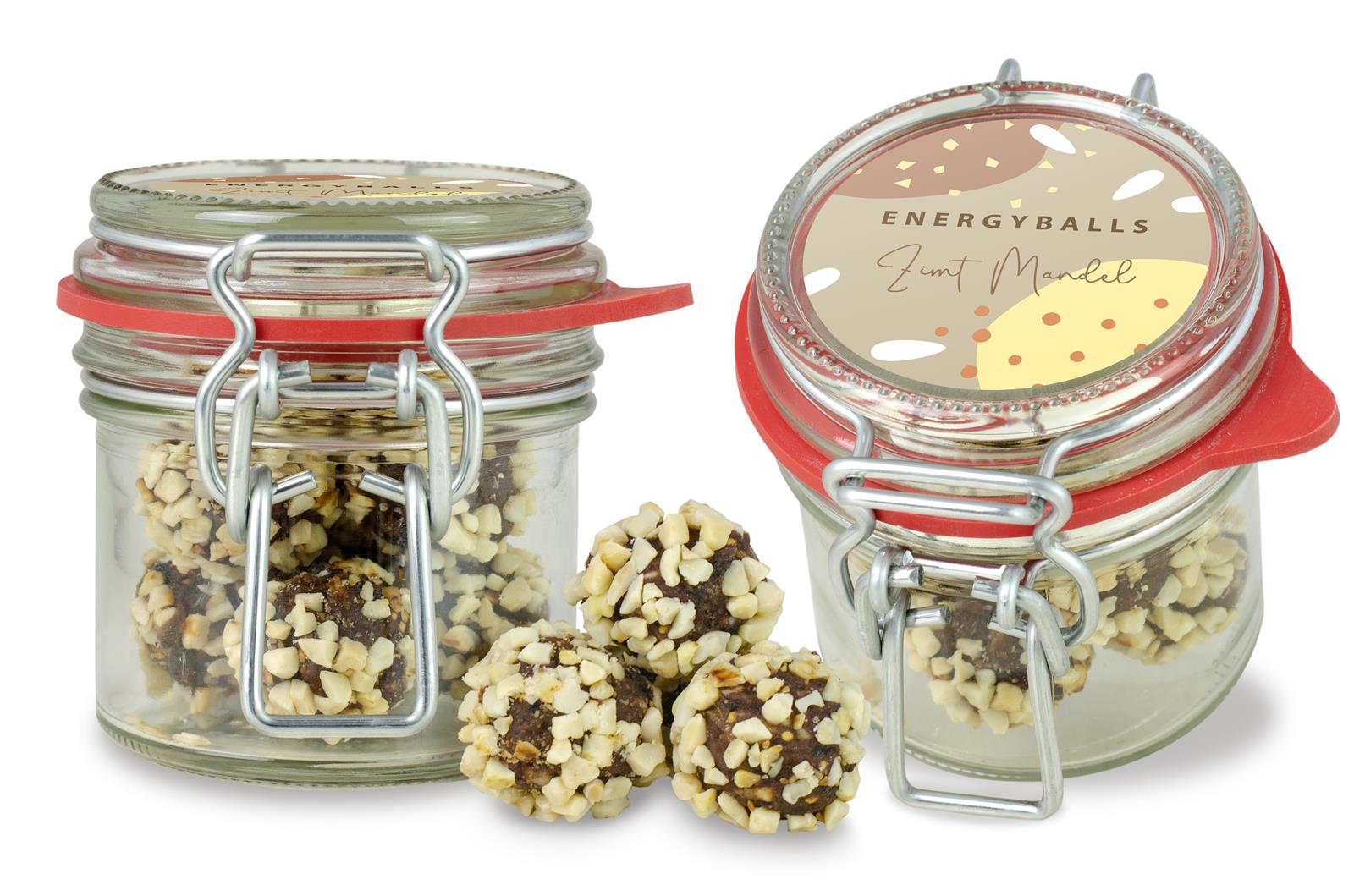 Bügelglas XS Energyballs Zimt Mandel