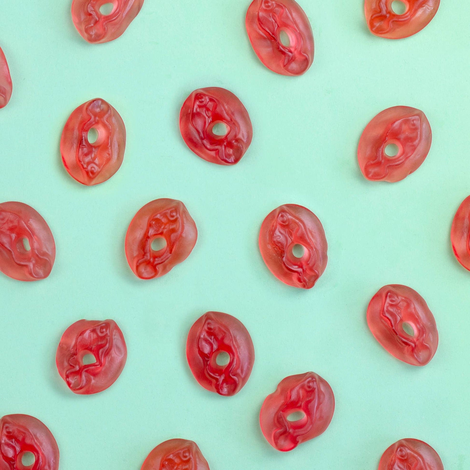 Viva la Vulva Naschdose M Fruchtgummi Vulva Geschenkdose - Bild 2