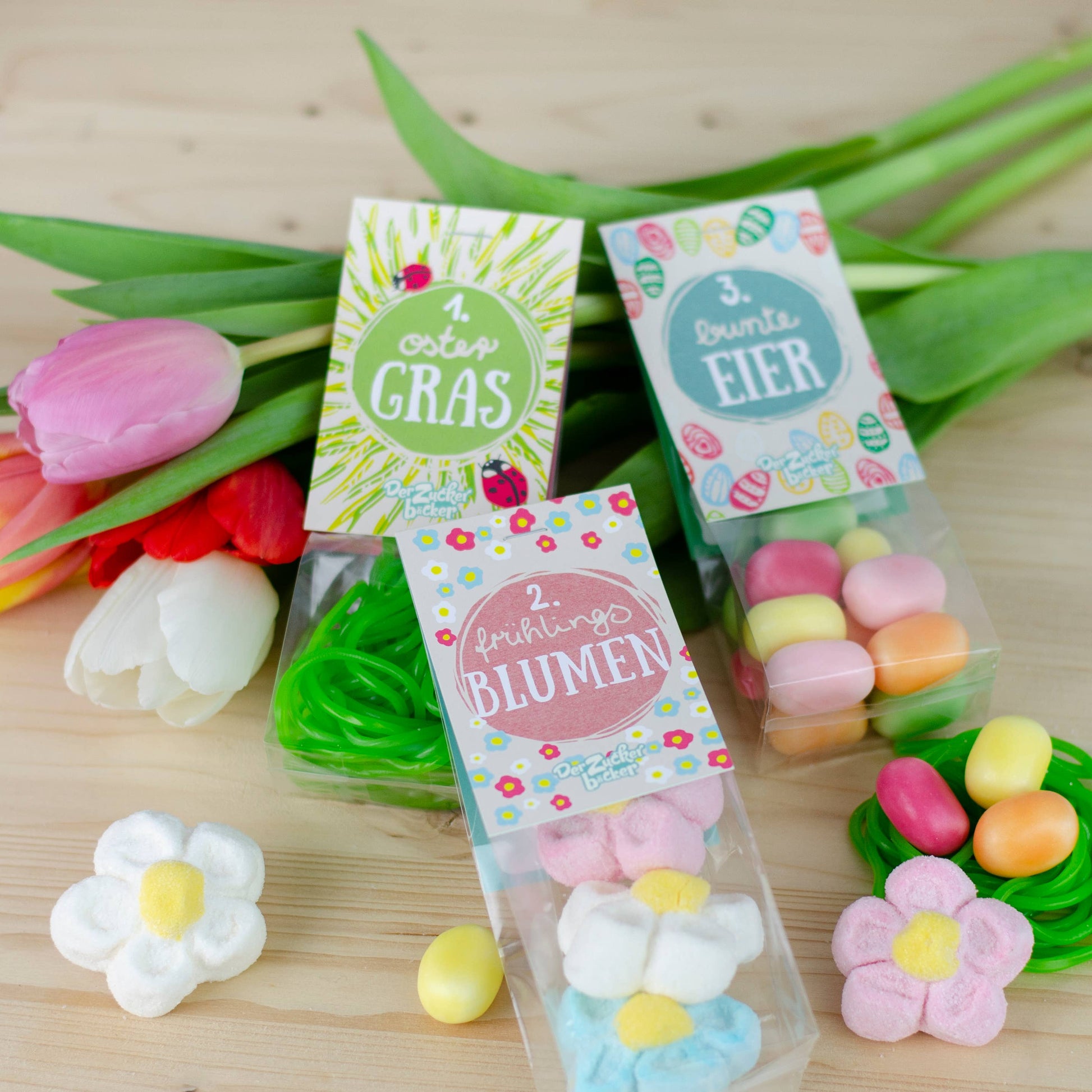 Osternest Bastel Kit Box Geschenkset Ostern Frühjahr Blumen - Bild 7