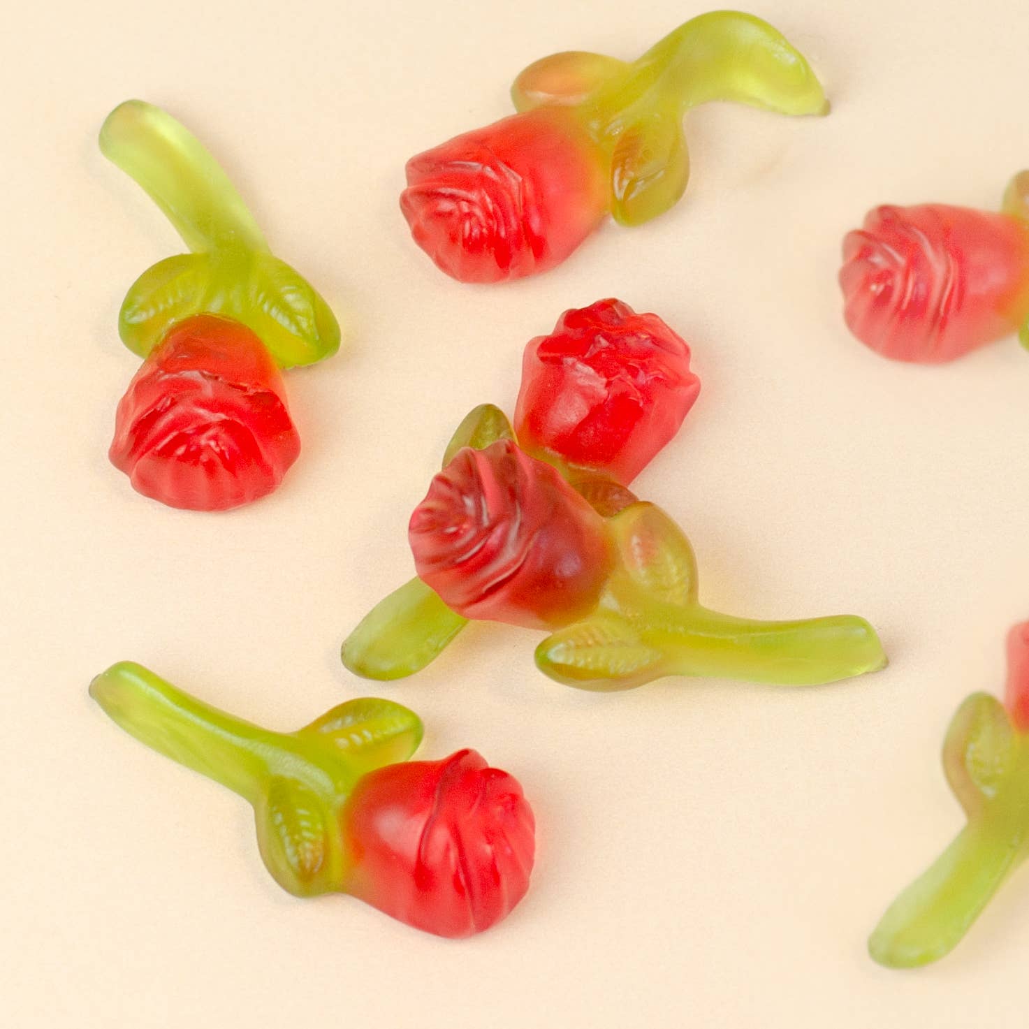 Naschportion Love is sweet Fruchtgummi Rosen Geschenk - Bild 3