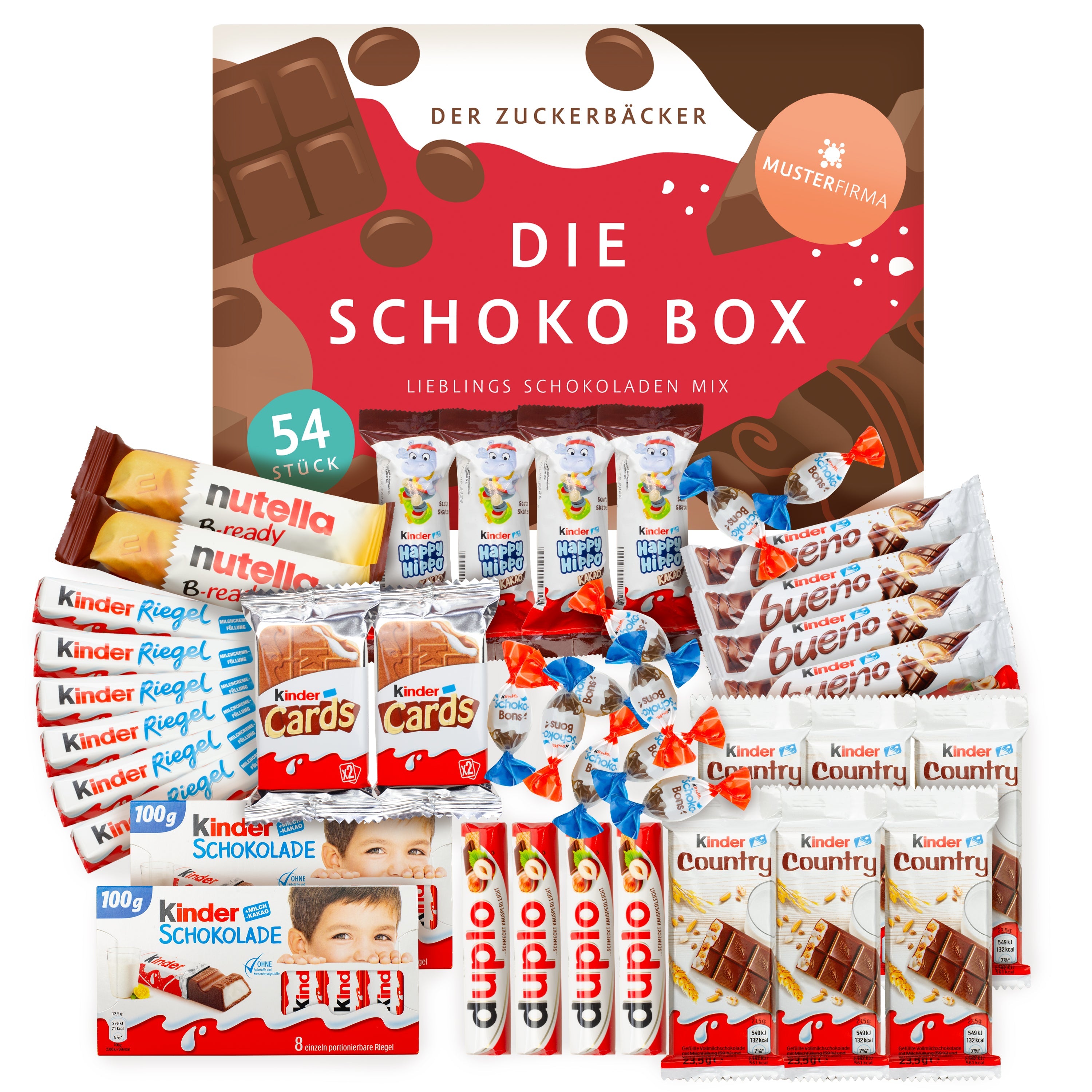 Muster - SCHOKOBOX Kinder-Mix XL