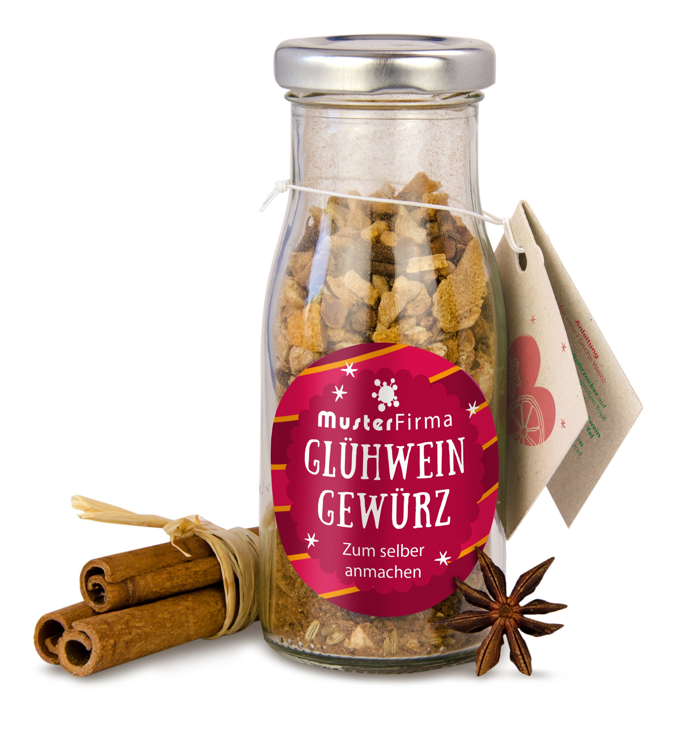 DIY Flasche - Glühweingewürz