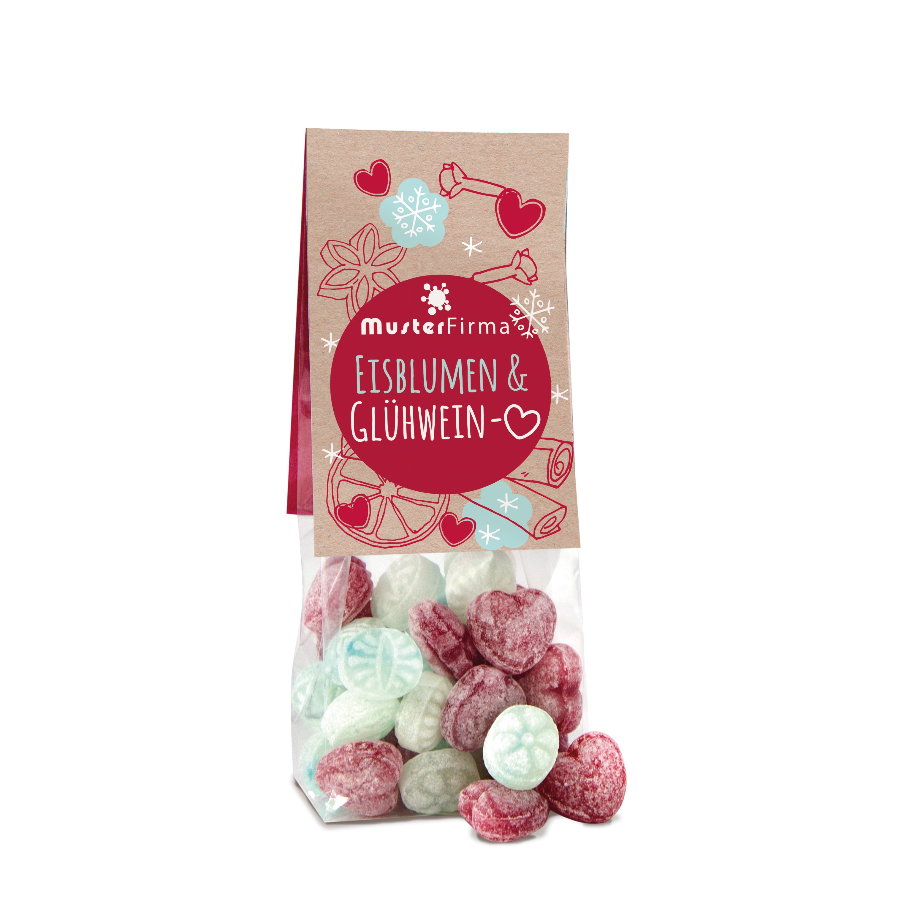 Naschbeutel Eisblumen & Glühwein