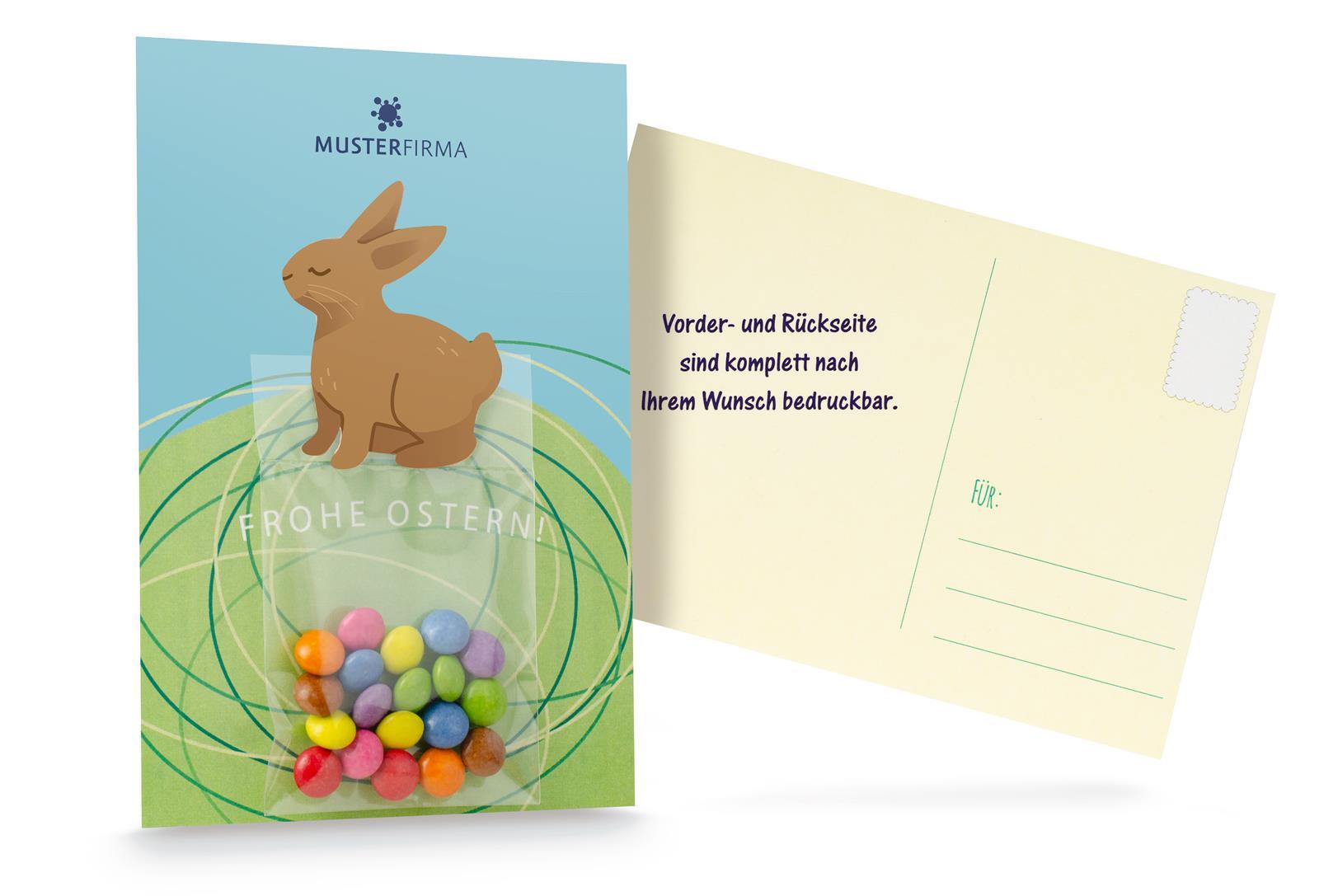 Muster - Grußkarte Osterkarte bunt