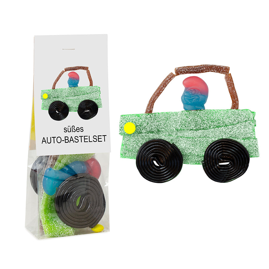 Naschbeutel Auto Bastelset