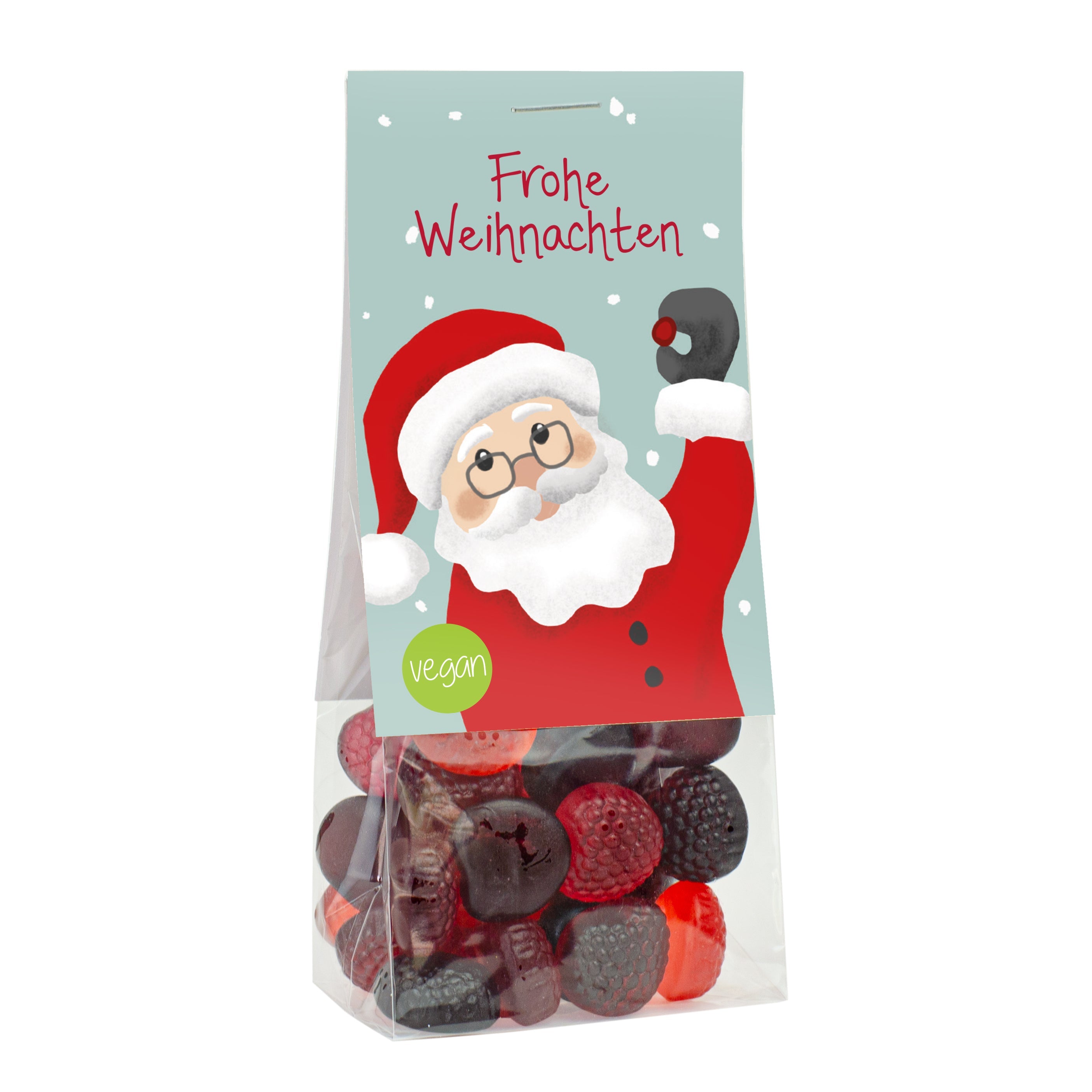 Muster - Naschbeutel Weihnachten Vegan