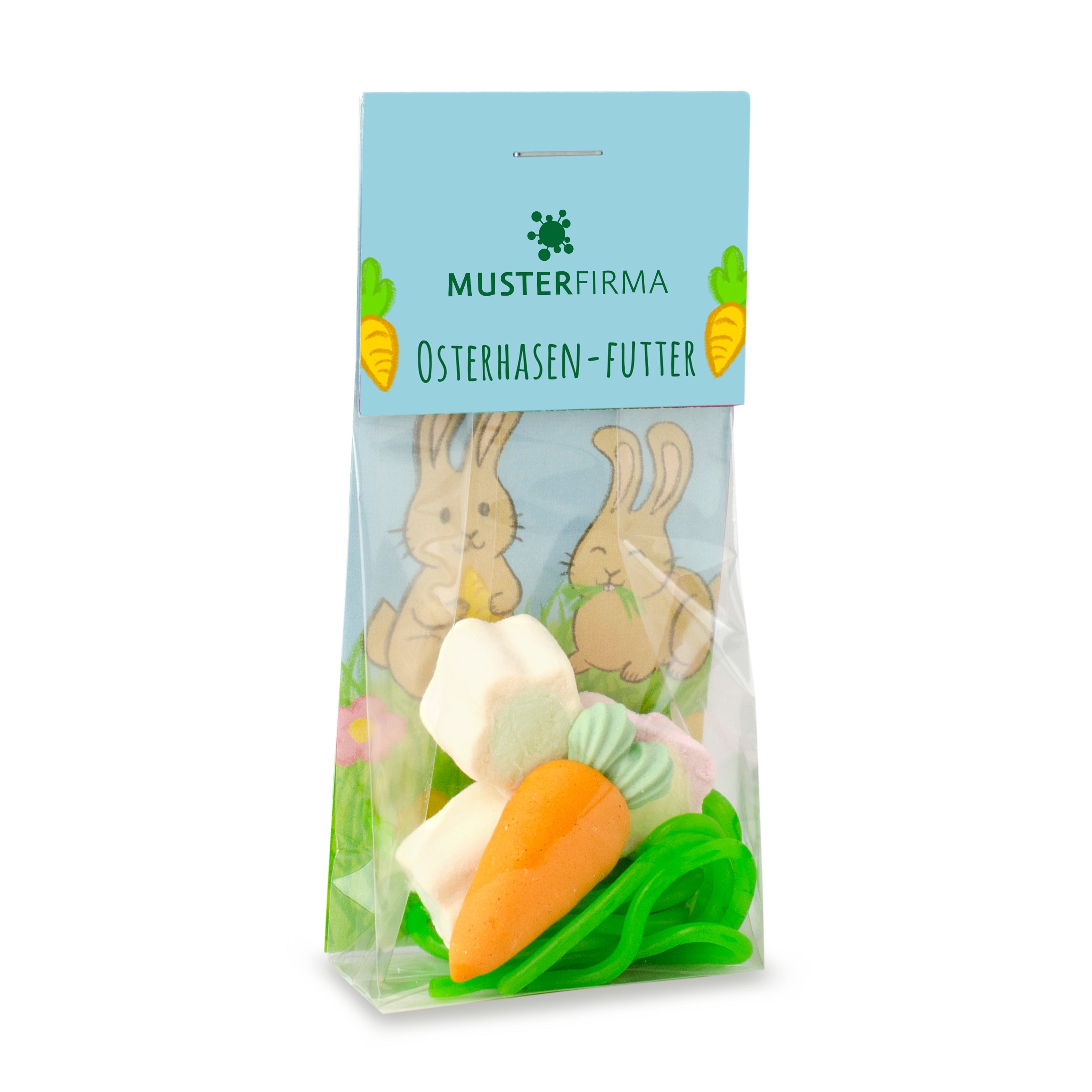Muster - Naschbeutel Osterhasen-Futter