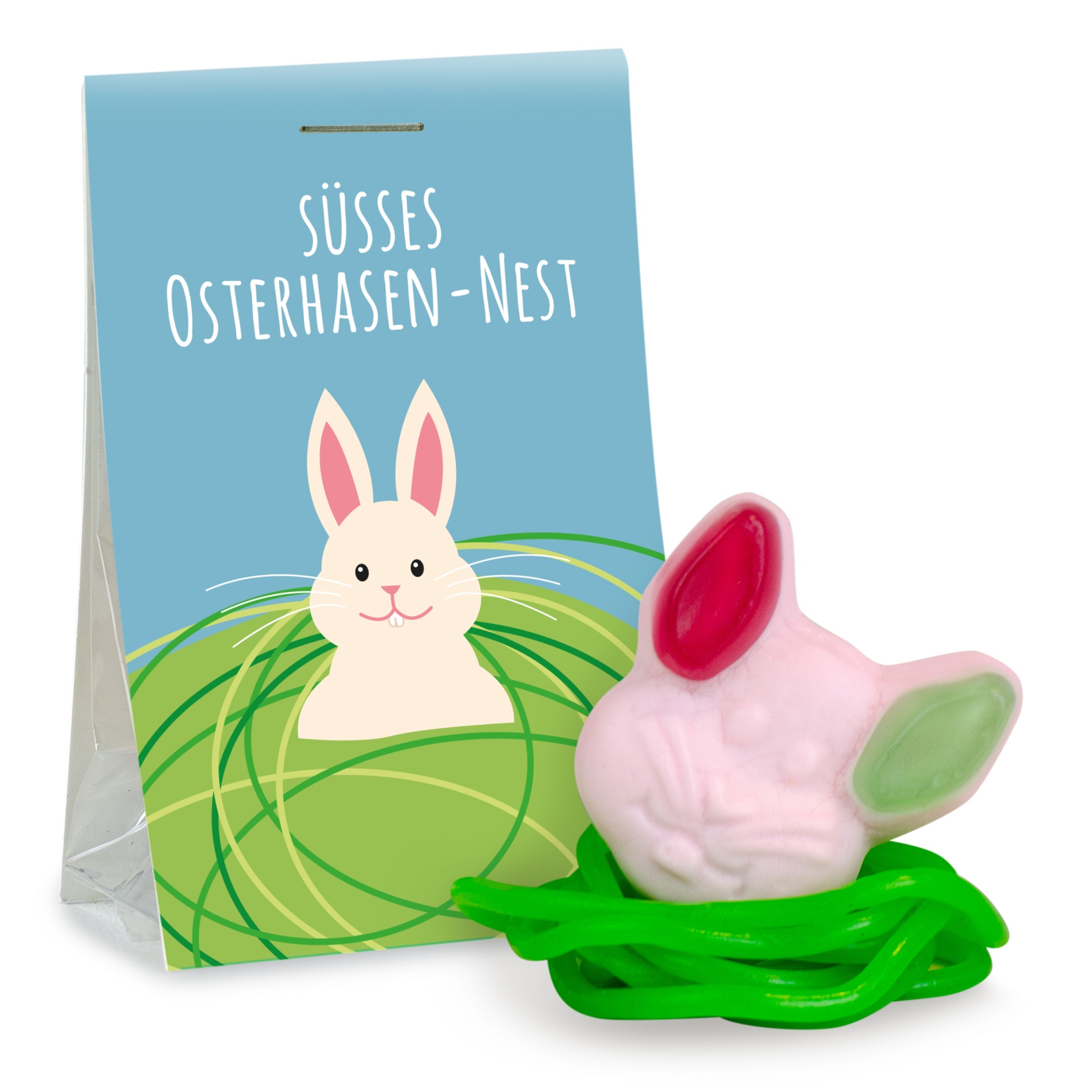 Muster - Naschtaschen Essbares Hasen- Nest
