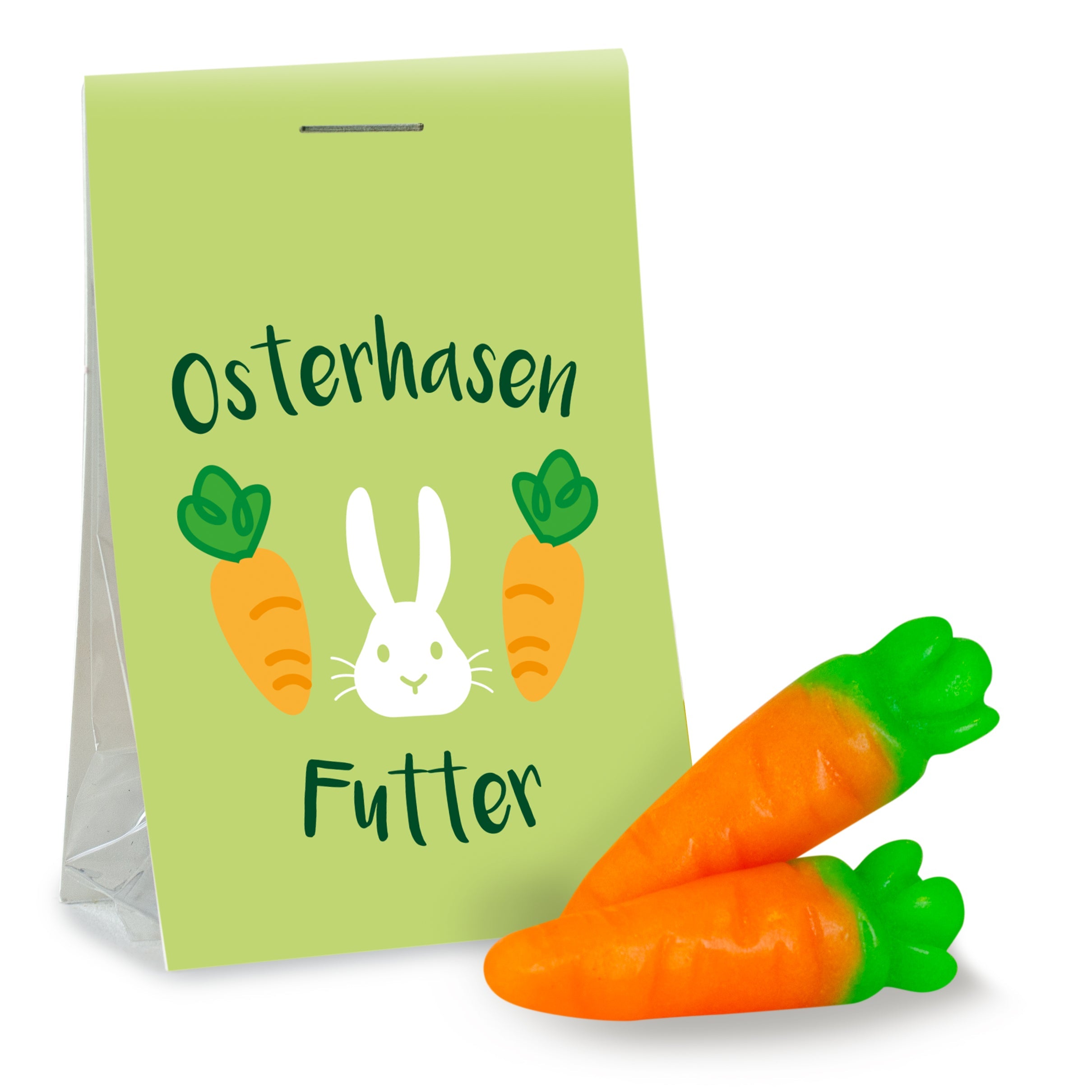 Muster - Naschtaschen Fruchtgummi Karotten