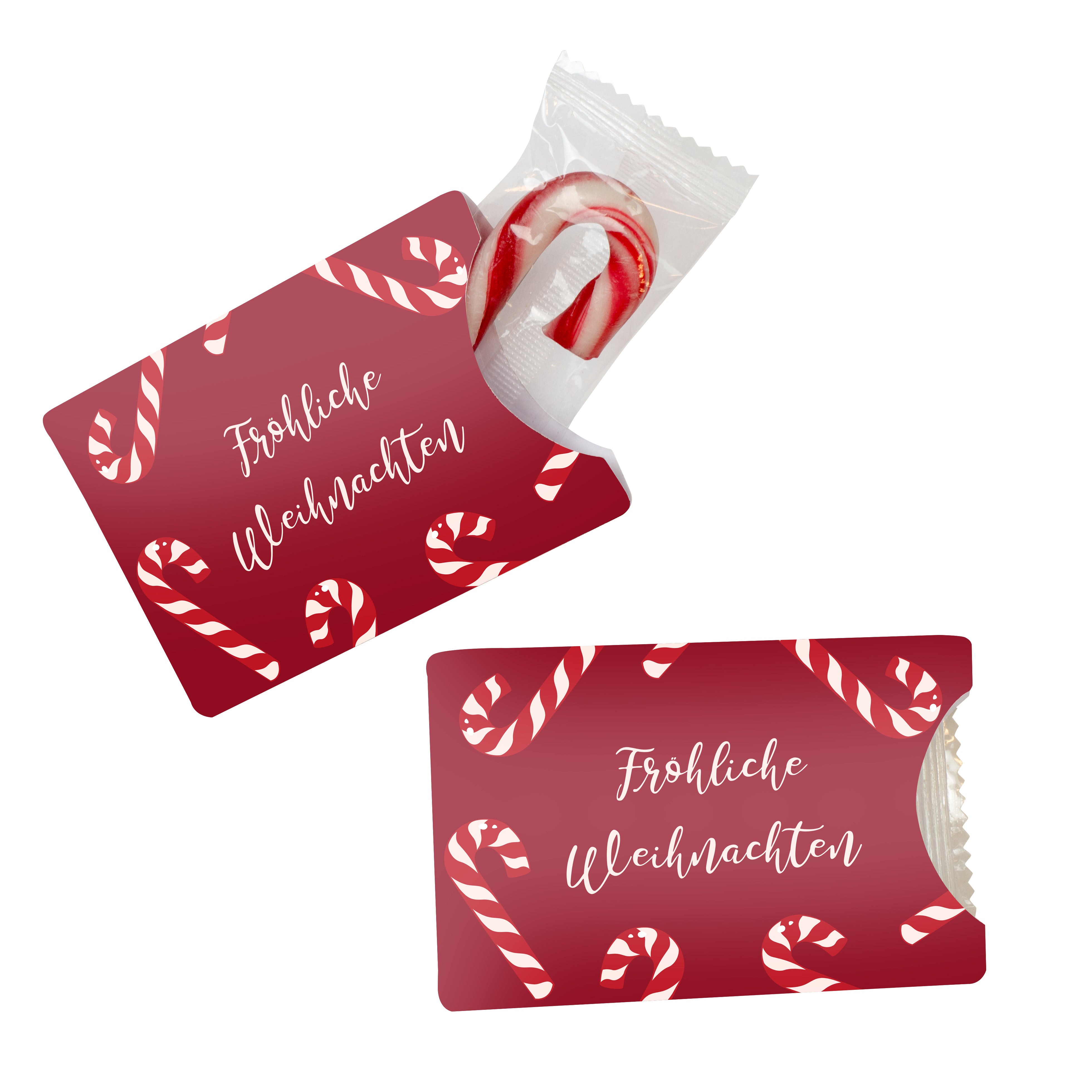 Mini Zuckerstange rot-weiß gestreift